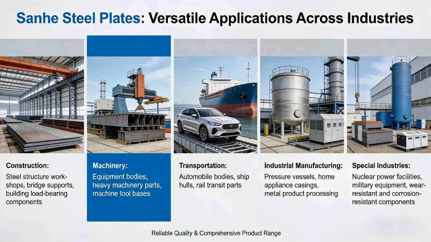 Sanhe steel plate application